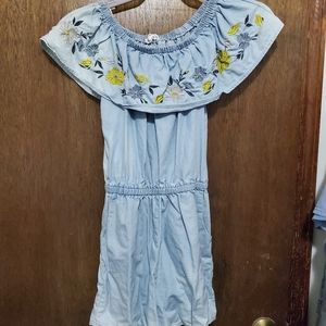 Love Tree - Light Blue Romper, Size M